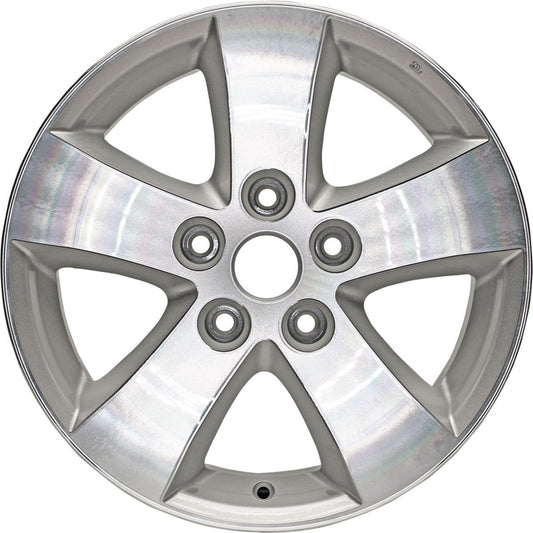 Partsynergy Replacement For New Aluminum Alloy Wheel Rim 17 Inch Fits 2008-2018 Dodge Caravan 5-127mm 5 Spokes