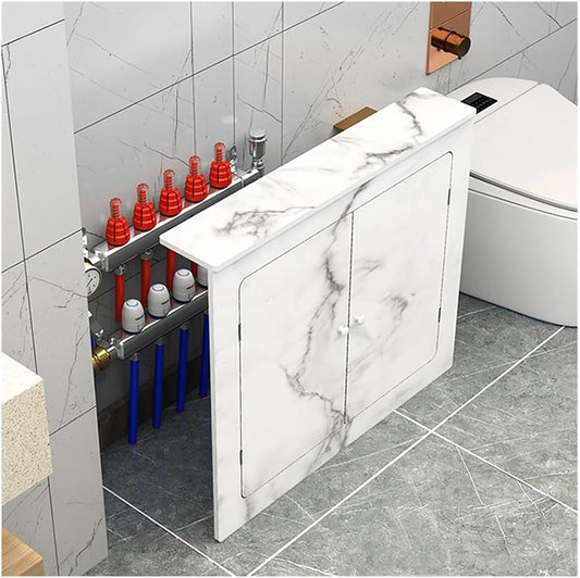 Radiator cover for old radiator，Radiator cabinet， Radiator Cover Cabinet For Hallway Slim Pipe Decorative for Apartment Home Villas Hotel(Style B,34x20x8in(86.4x51x20.8cm))