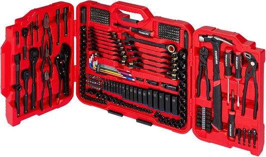 STARWORK TRUE MECHANIC 306-Piece Mechanics Tool Set and Socket Set, Comprehensive Tool Kit, Automotive Repair Tool Set, Professional
