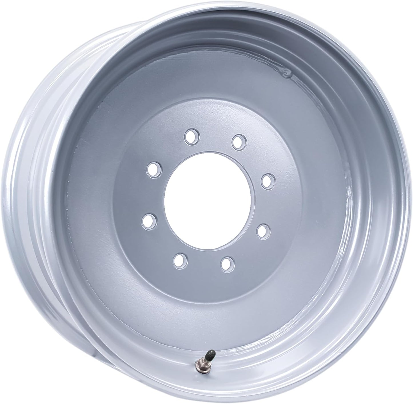 eCustomrim Trailer Wheel 17.5" 17.5X6.75 Hub Centric 8 Lug On 6.5 Center Silver Conventional Rim