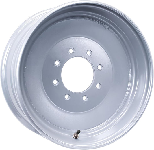 eCustomrim Trailer Wheel 17.5" 17.5X6.75 Hub Centric 8 Lug On 6.5 Center Silver Conventional Rim