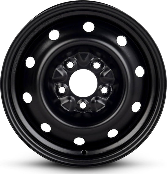 For 2001-2007 Dodge Caravan 15 Inch Painted Black Rim - OE Direct Replacement - Road Ready Car Wheel
