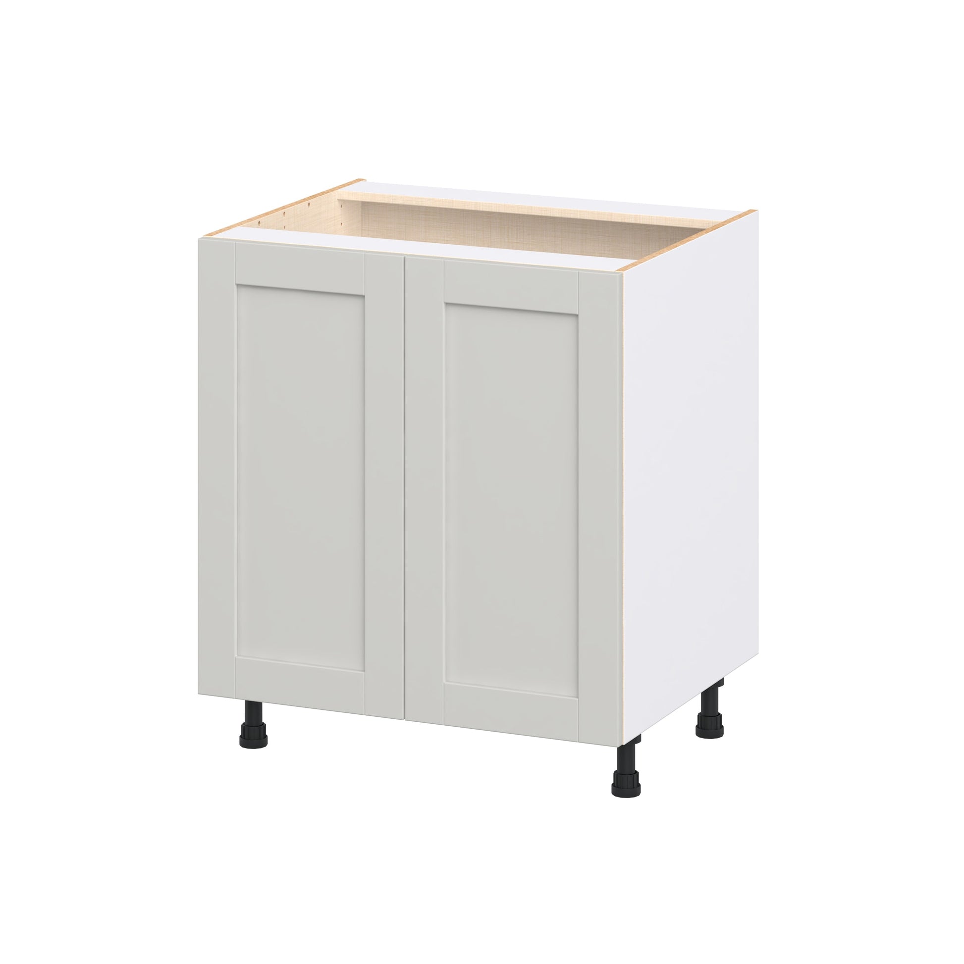 Hugo&Borg Charlesberg 30-in W x 34.5-in H x 24-in D Light Gray Base Fully assembled Cabinet Flat Panel