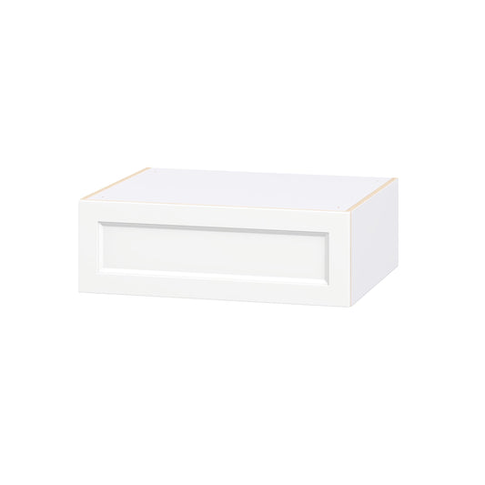 Hugo&Borg Riviera 30-in W x 10-in H x 24-in D Bright White Wall Fully assembled Cabinet Recessed Panel