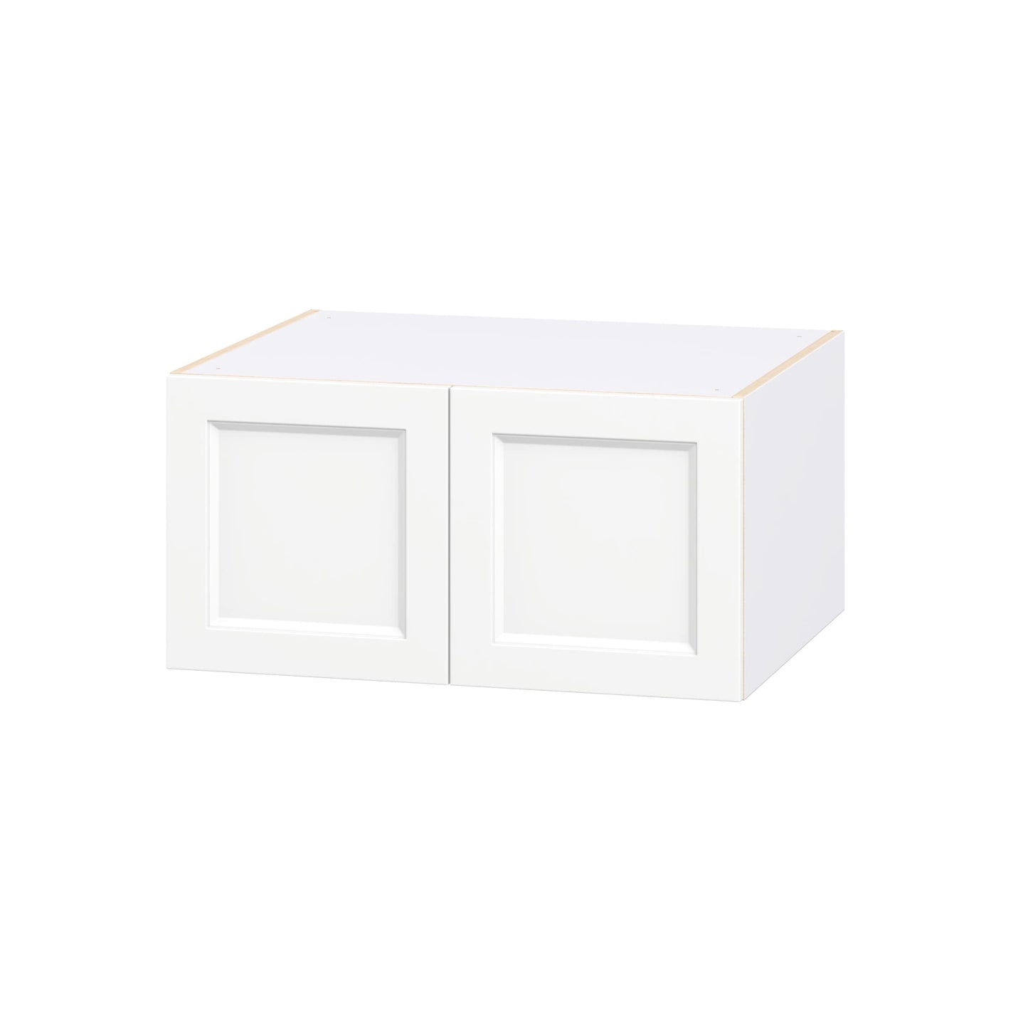 Hugo&Borg Riviera 30-in W x 15-in H x 24-in D Bright White Wall Fully assembled Cabinet Recessed Panel