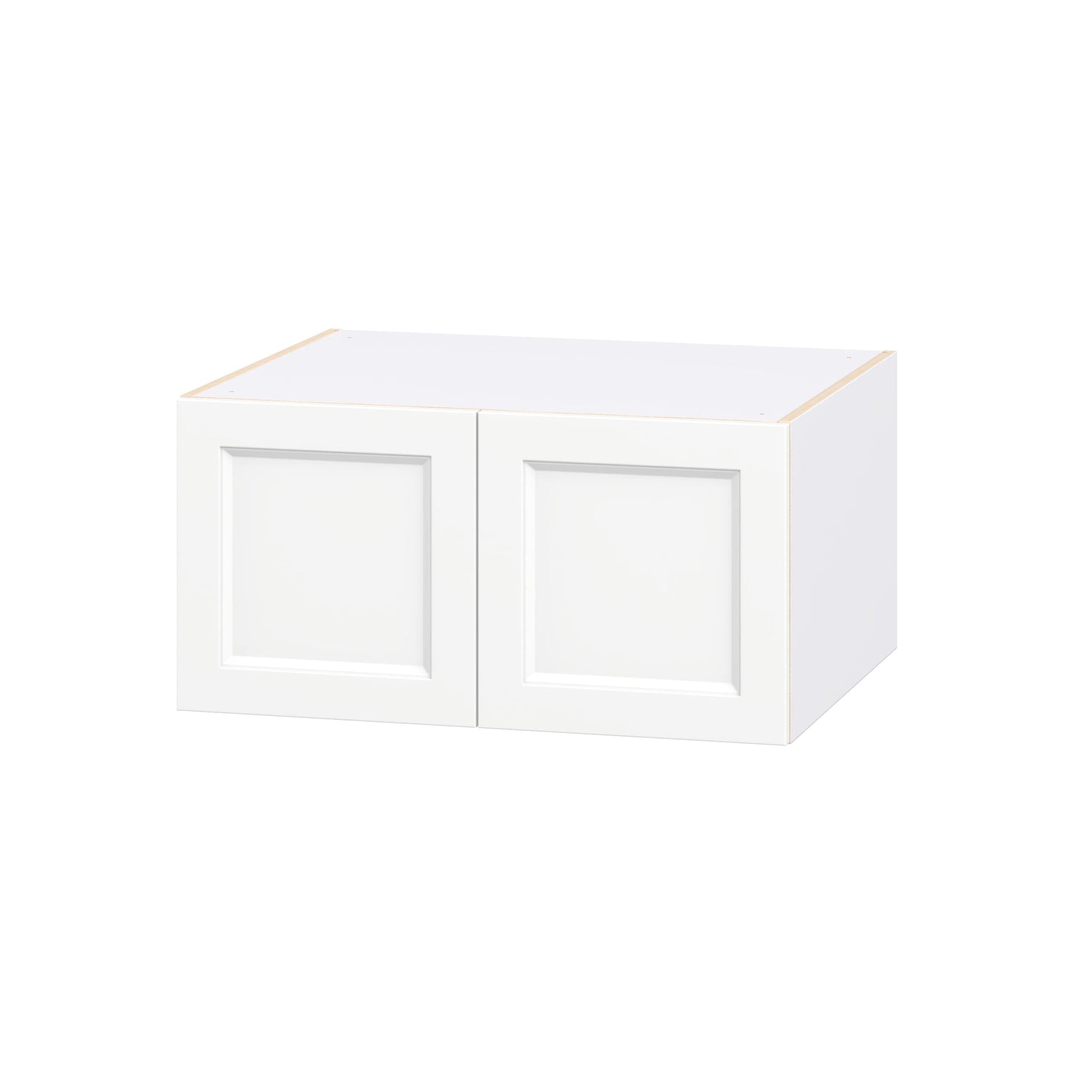 Hugo&Borg Riviera 30-in W x 15-in H x 24-in D Bright White Wall Fully assembled Cabinet Recessed Panel