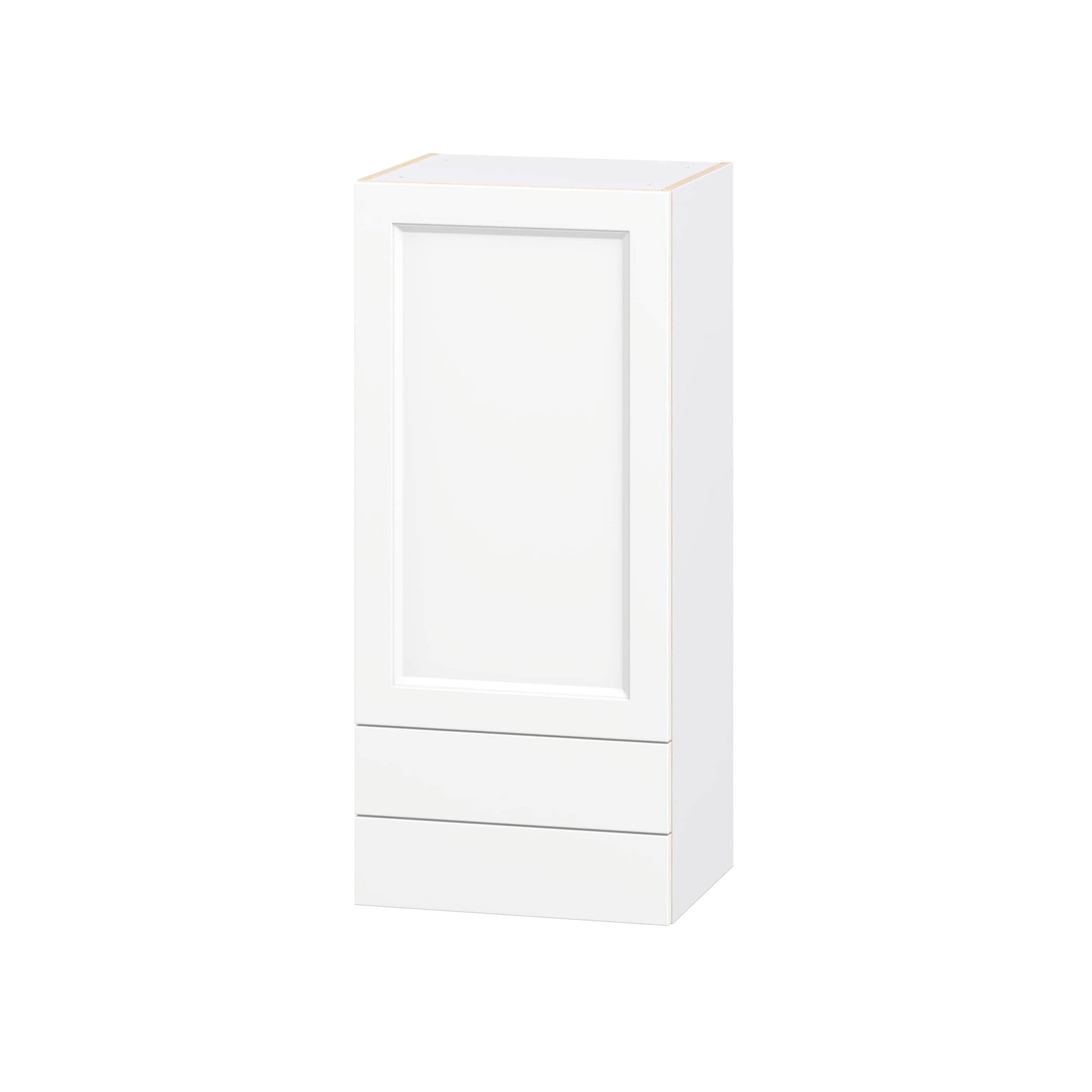 Hugo&Borg Riviera 18-in W x 40-in H x 14-in D Bright White 2 -Drawers Wall Fully assembled Cabinet Recessed Panel