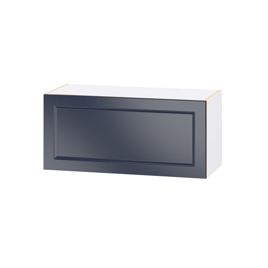 Hugo&Borg Lorette 33-in W x 15-in H x 14-in D Navy Blue Wall Fully assembled Cabinet Recessed Panel