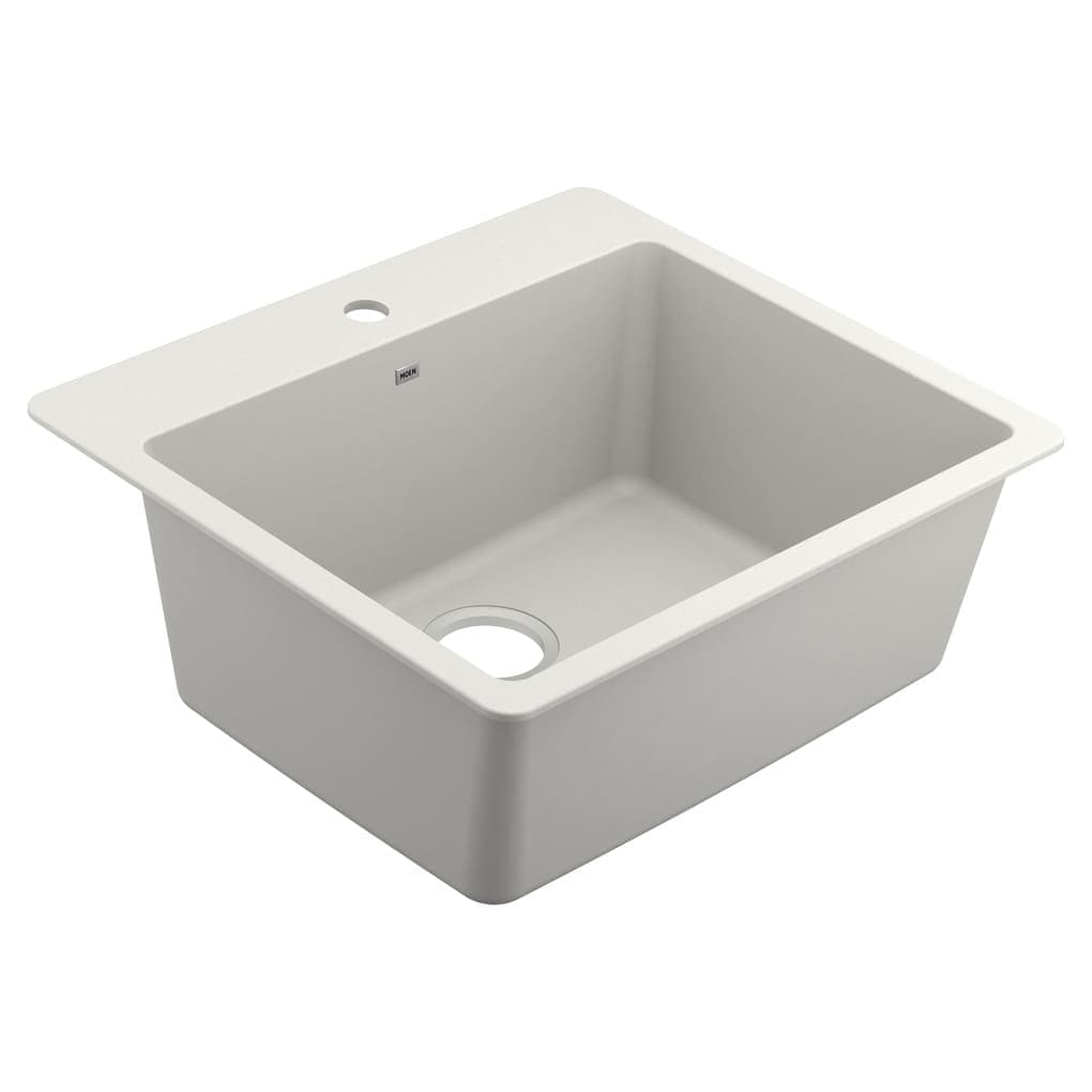 Moen Host 25-inch Granite DM Single Bowl Sink
