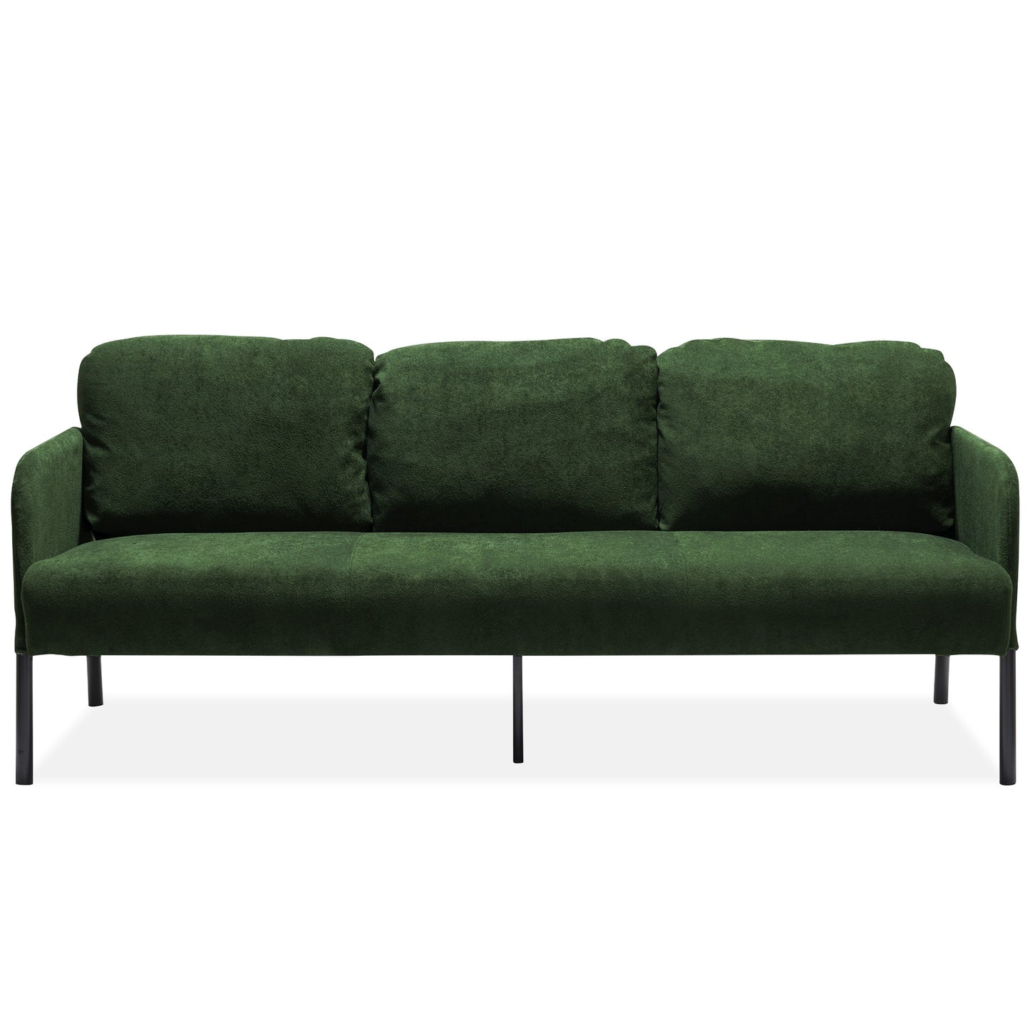 Bybafun 67.4-in Modern Green 3 -seater Sofa