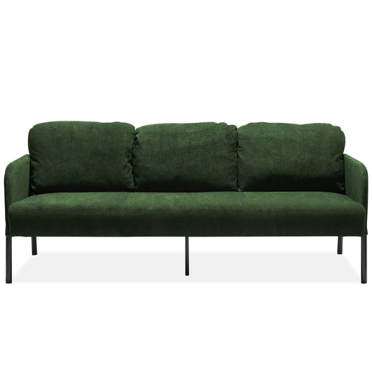 Bybafun 67.4-in Modern Green 3 -seater Sofa