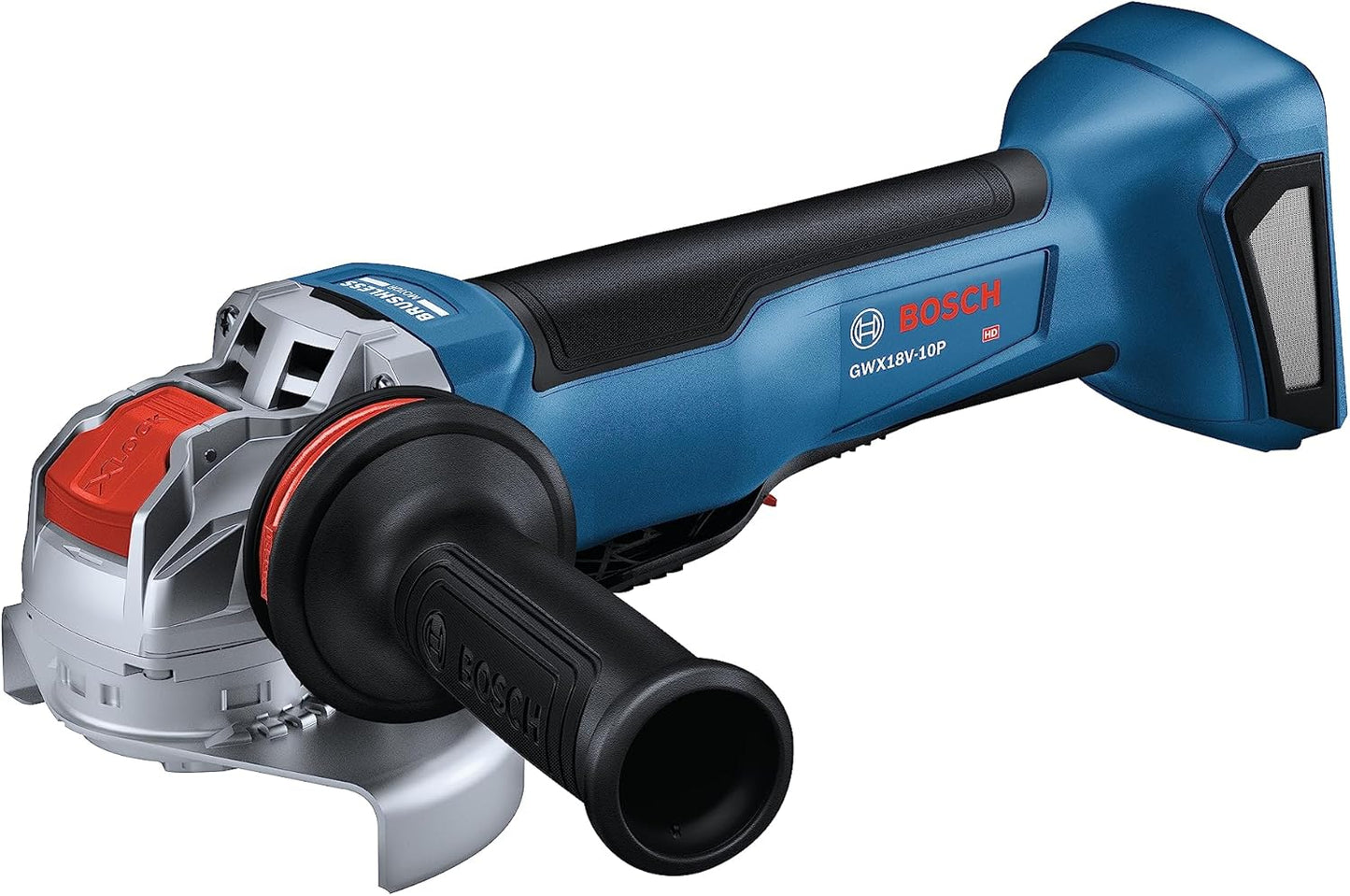 Bosch GWX18V-10PN-RT 18V Brushless Lithium-Ion 4-1/2 - 5 in. Cordless X-LOCK Angle Grinder with No Lock-On Paddle Switch (Tool Only) (Renewed)