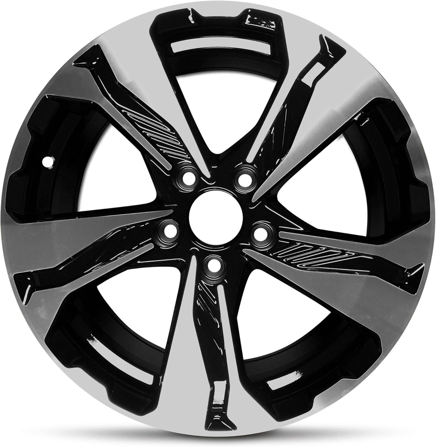 For 17-21 Honda CR-V 17 Inch Machined Black Aluminum Rim - OE Direct Replacement - Road Ready Car Wheel