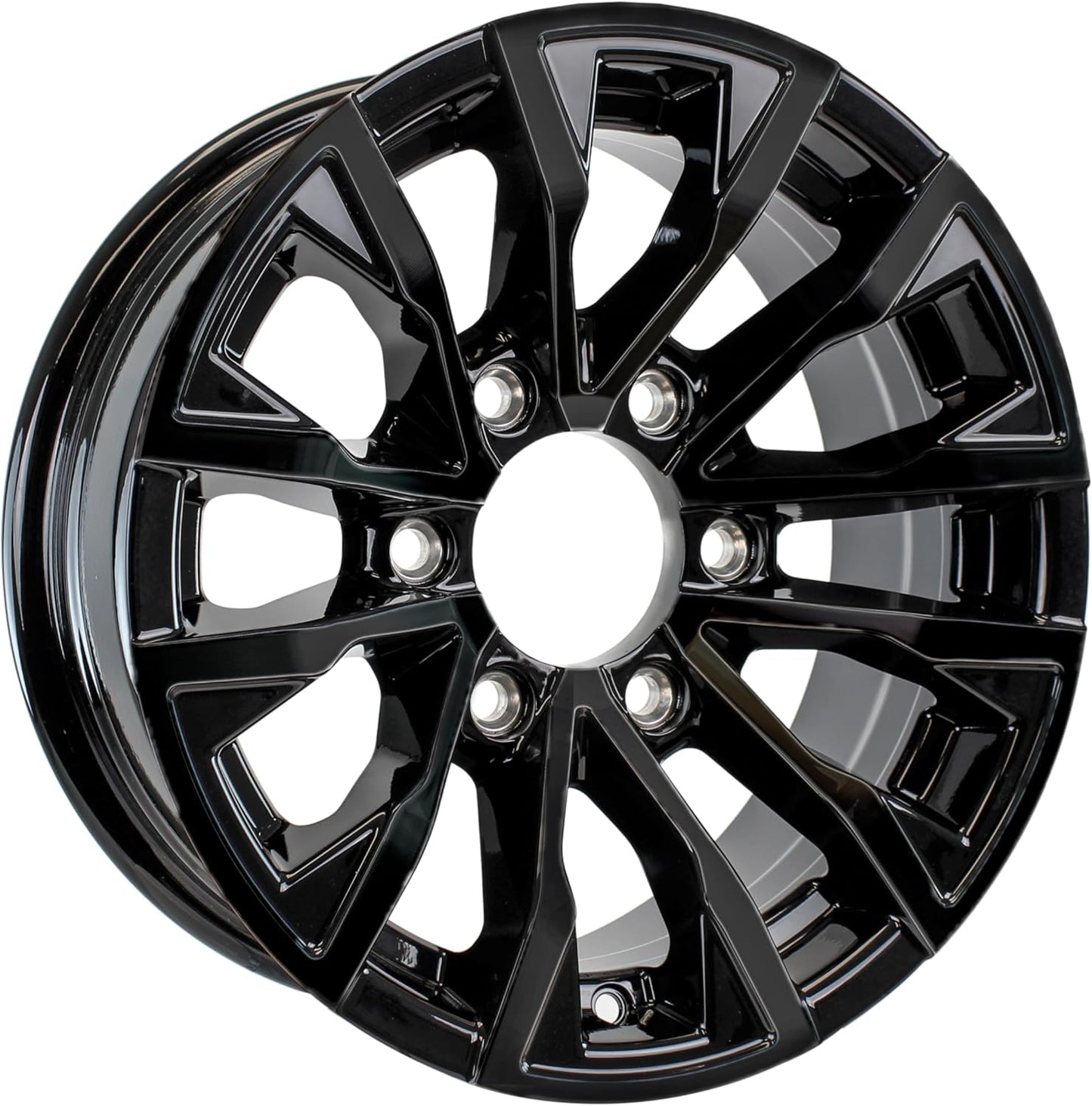 eCustomrim Aluminum Trailer Wheel 16X6 16" Edge BFP 6 Lug On 5.5" Center Rim