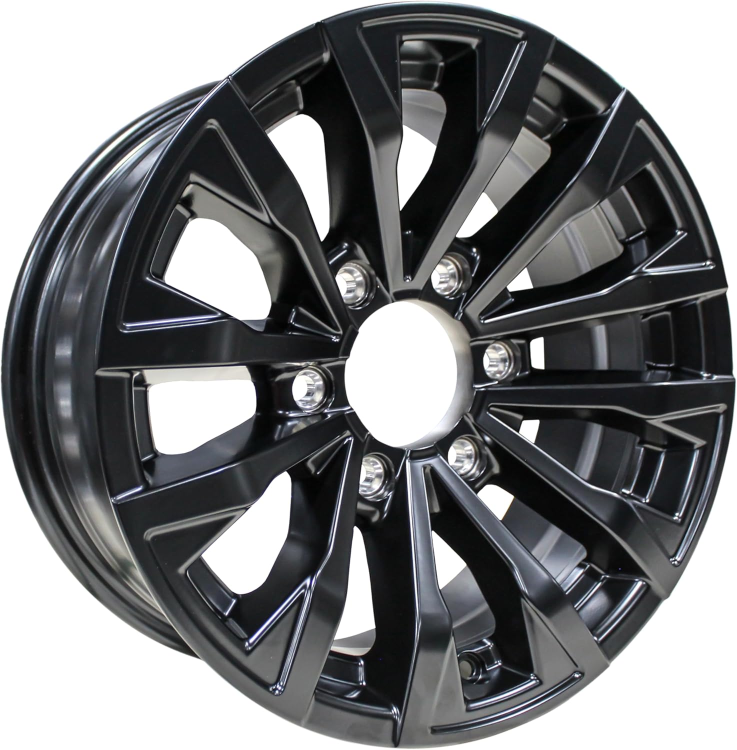 eCustomrim Aluminum Trailer Wheel 16X6 16" Edge Style 6 Lug On 5.5" Center Rim