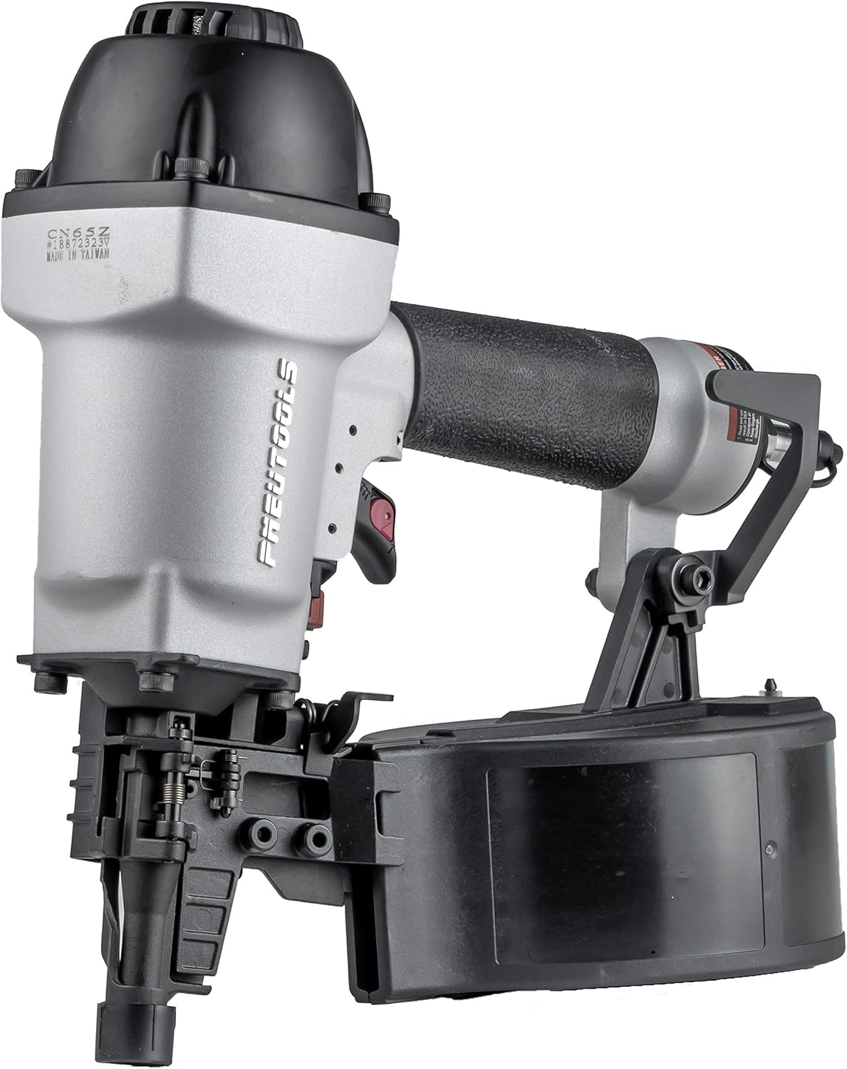 PneuTools CN65Z Zero Degree Siding Coil Nailer (Accommodates Stainless Steel Nails)