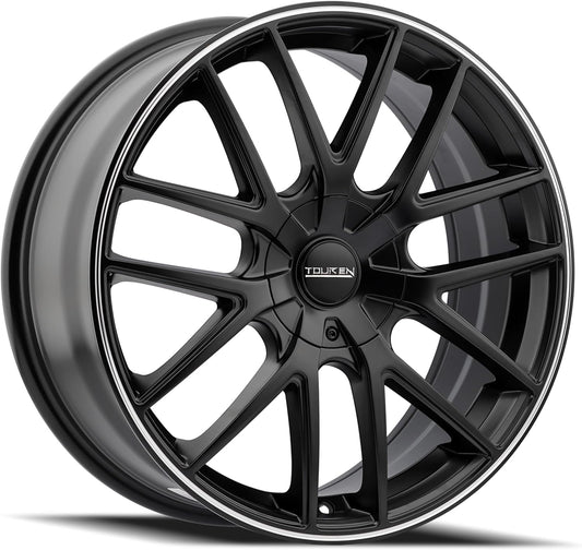 TOUREN TR60 3260 MATTE BLACK 17X7.5 5-100/5-114.3 42MM 72.62MM (1) Wheel