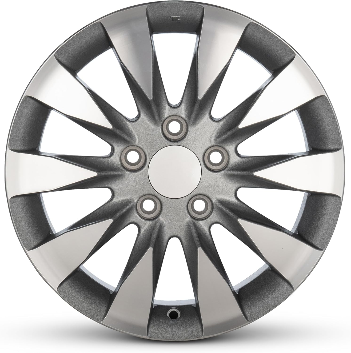 For 2009-2011 Honda Civic 16 Inch Machined Face Gun Metal Rim - OE Direct Replacement - Road Ready Car Wheel