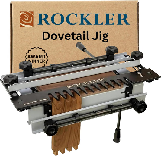 Dovetail Jig – Versatile Dovetail Jig Kit Including Router Jigs and Templates - Compact & Lightweight Woodworking Tool To Guide Bushing & More - Easy Assemble 11” Wide Woodworking Jigs