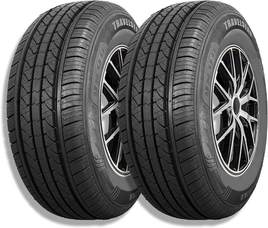 Set of 2 (Two) Travelstar UN99 All Season 225\/50R16 92V All Season Radial Passenger Car Tire 225\/50\/16 - Includes Road Hazard Warranty (Tire Only)