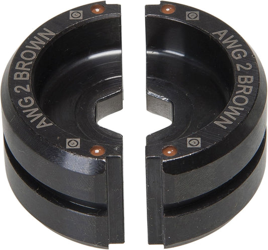 Greenlee KC22-2 CRIMPING TOOL DIE, Brown