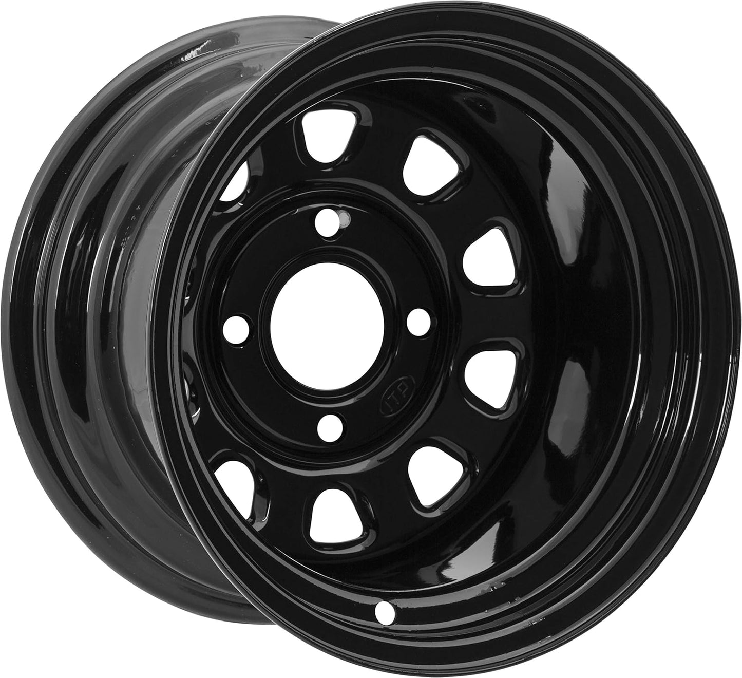 ITP Delta Steel Wheel (Rear / 14X7 4/137 4+3) (Black) Compatible with 13-16 CAN-AM MAV1000
