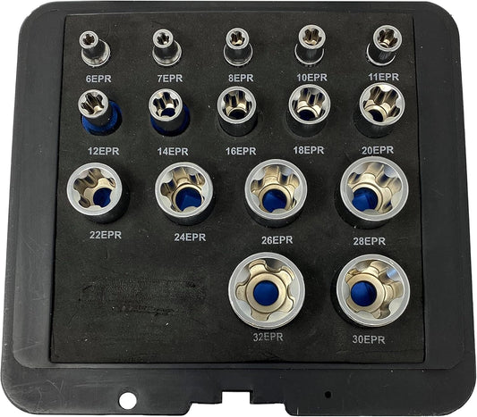 CTA Tools 1220 16 Pc. EPR Torx Socket Set