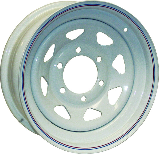 Steel Spoke Trailer Wheel, 15x6JJ, Galvanized, 6-5.5 - Loadstar