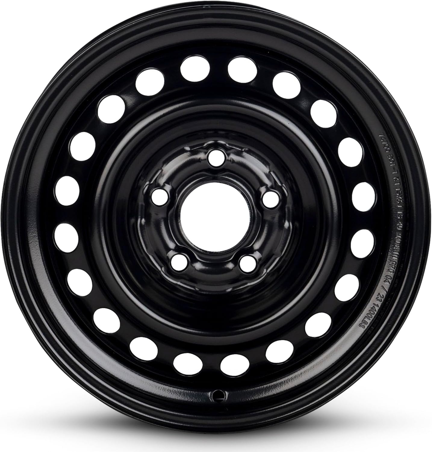 For 2010-2012 Kia Soul 15 Inch Painted Black Rim - OE Direct Replacement - Road Ready Car Wheel