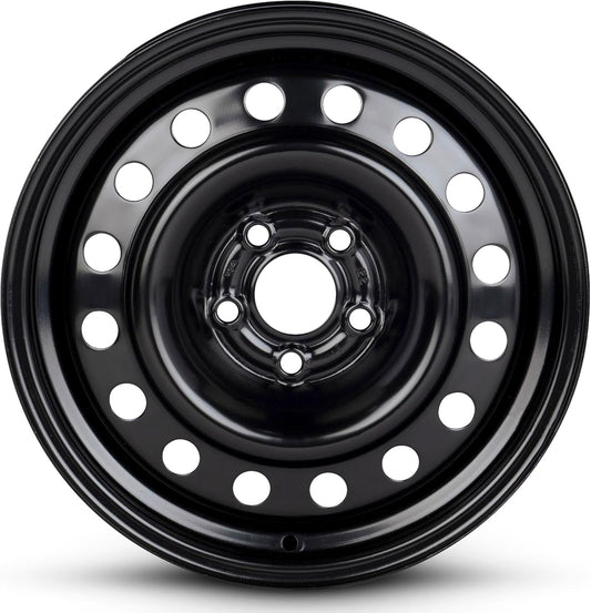 For 2003-2010 Chrysler PT Cruiser 15 Inch Painted Black Rim - OE Direct Replacement - Road Ready Car Wheel