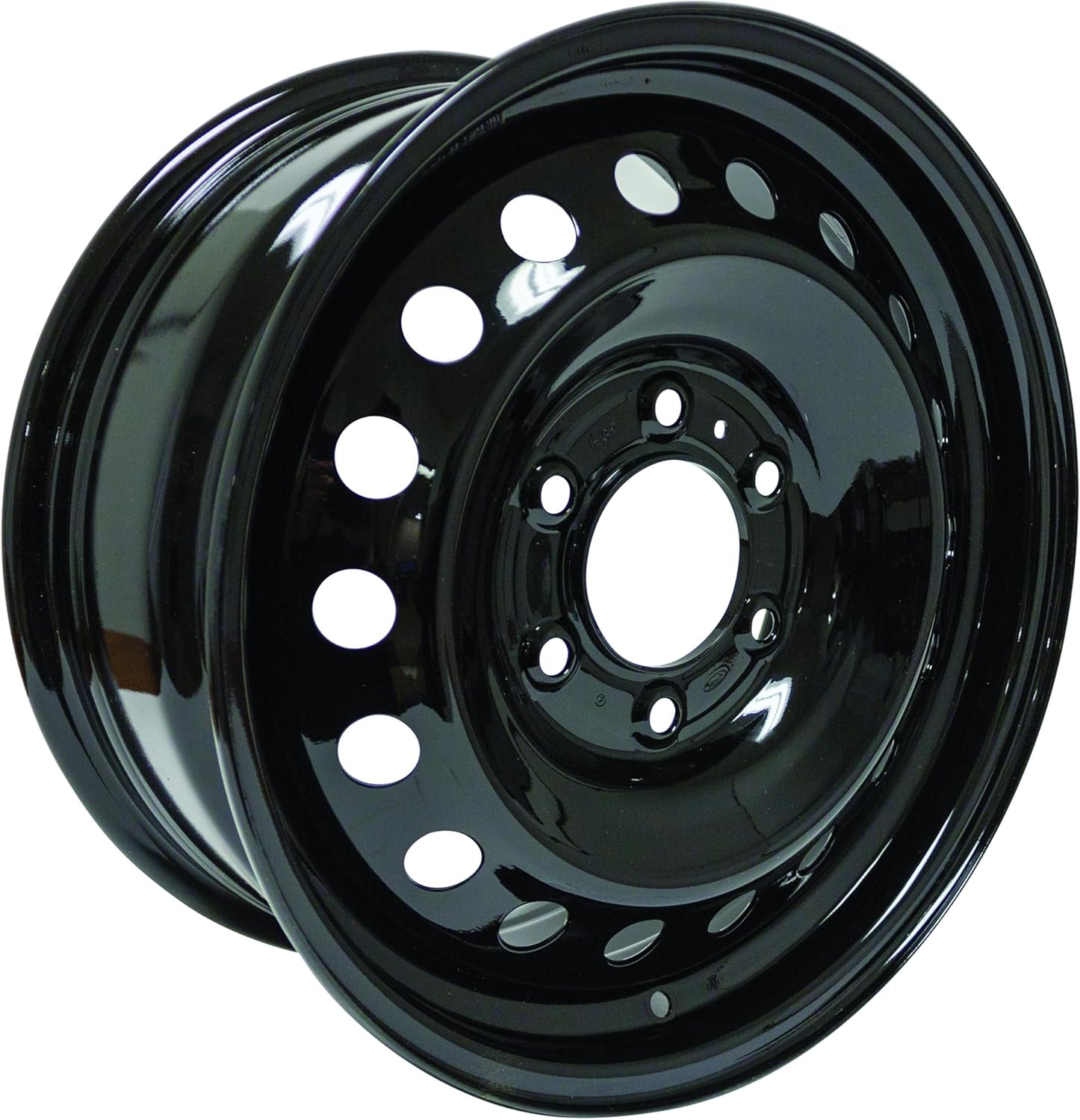 18x8 inch Custom Wheel - Black Standard Steel Rim ST Bolt- Pattern 6x139.7 mm Offset 45 mm
