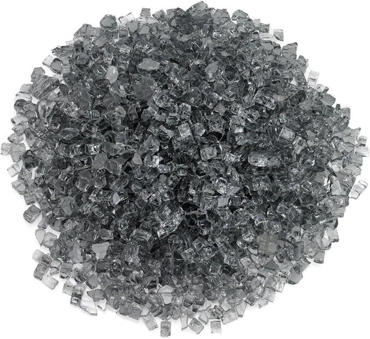 1\/4" Gray Fire Glass, 20 lb. Bag