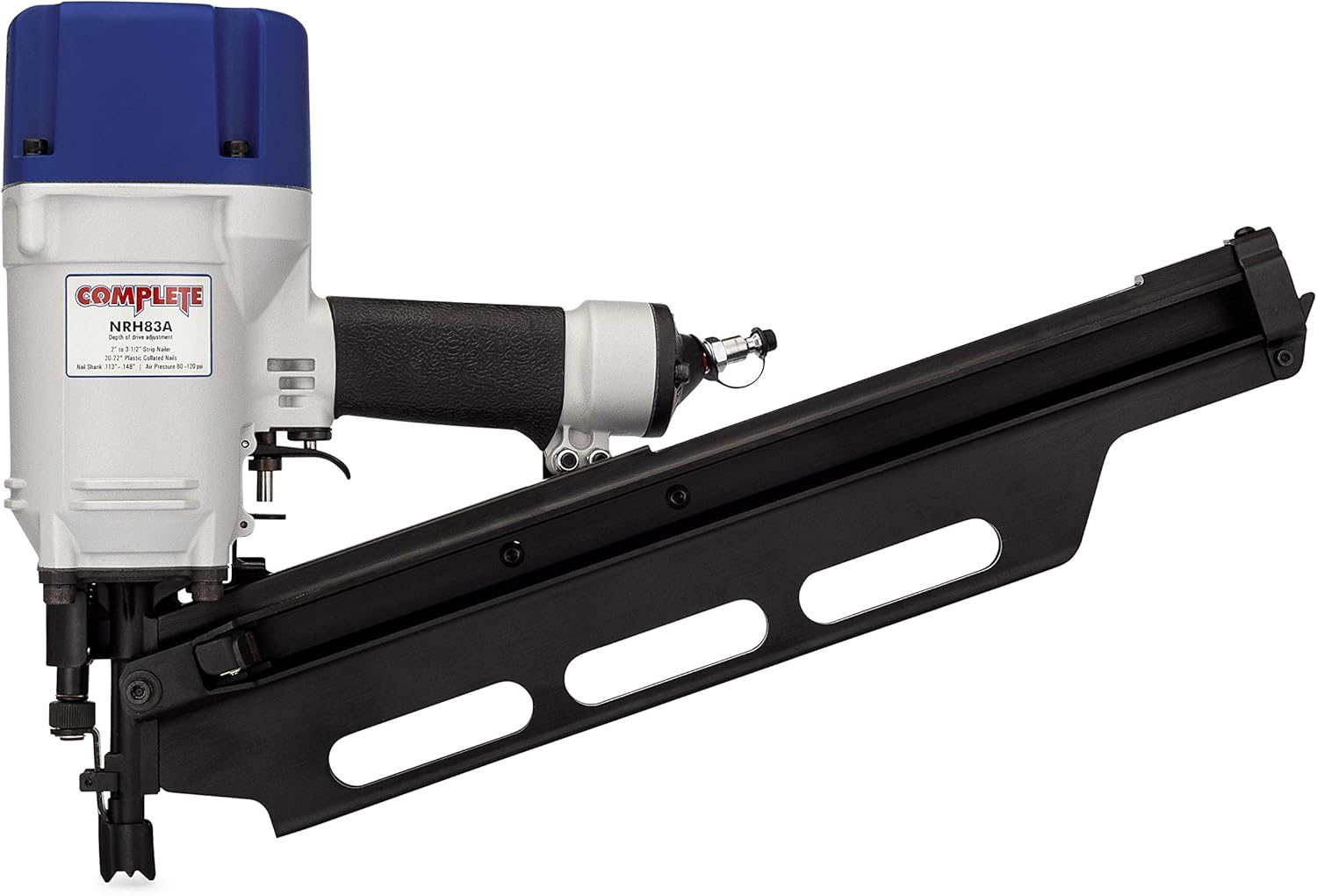 Complete NRH83A 21 Degree Framing Nailer 2" to 3-1\/2" adjustable depth of drive SIM NR83A5 NR83A3 NR83A, suitable for Framing, Decking, Trusses and Sub-Floor