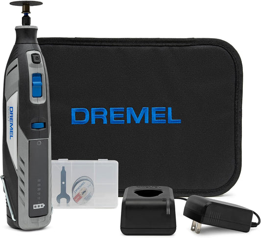 Dremel 8250 12V Lithium-Ion Battery Brushless Motor Cordless Rotary Tool Bundle with All-Purpose Accessory Kit (2 Items)