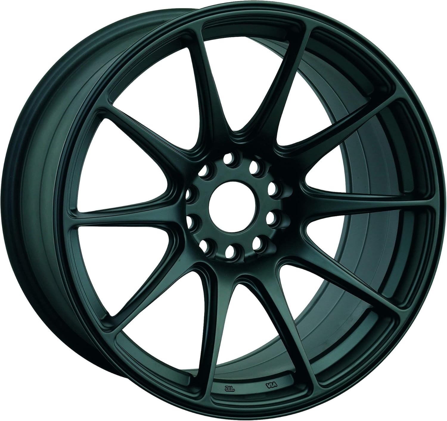 XXR 527 Flat Black Wheel with Painted (17 x 9.75 inches /5 x 100 mm, 25 mm Offset)