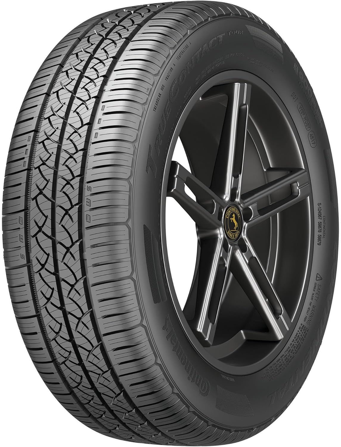 Continental TrueContact Tour Performance Radial Tire-195/65R15 91T