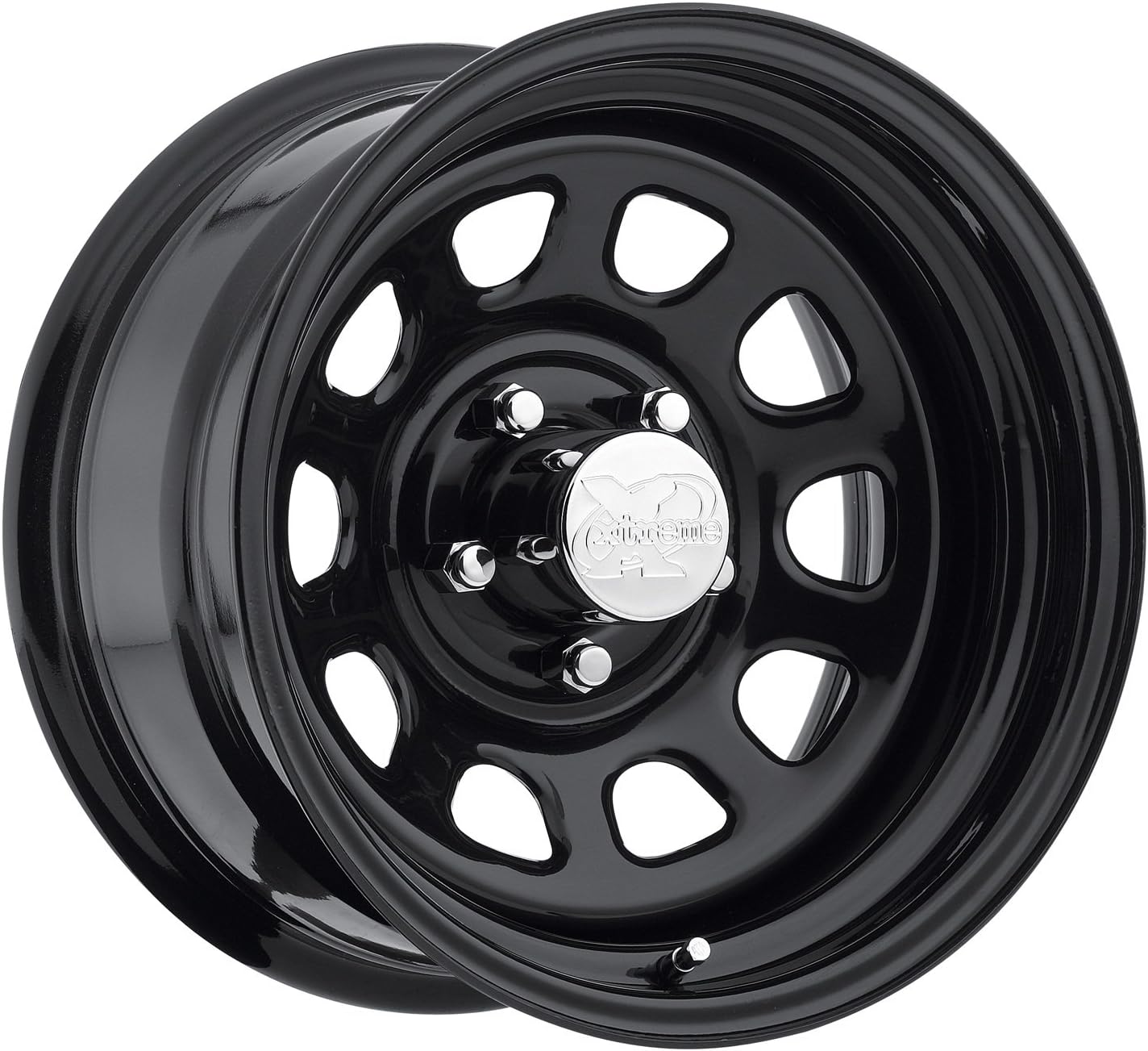 Pro Comp Wheels 51-7973 Rock Crawler Series 51 Black Wheel; Size 17x9; Bolt Pattern 5x5; Back Space 4.25 in.; Black Finish;