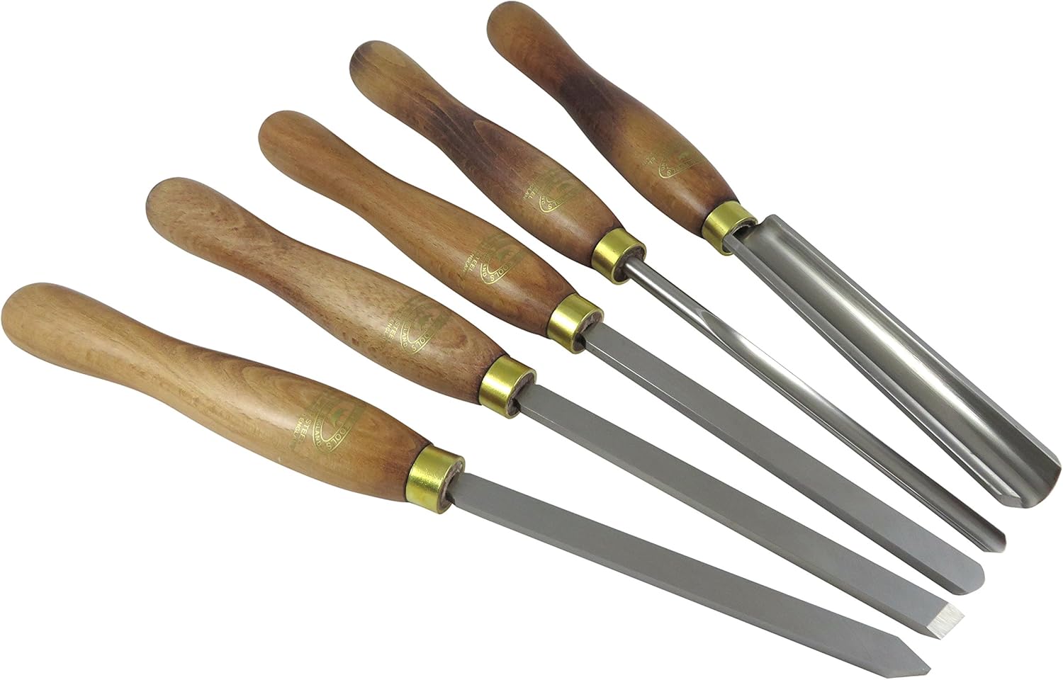 Crown 280 5 Piece HSS Wood Turning Tool Set