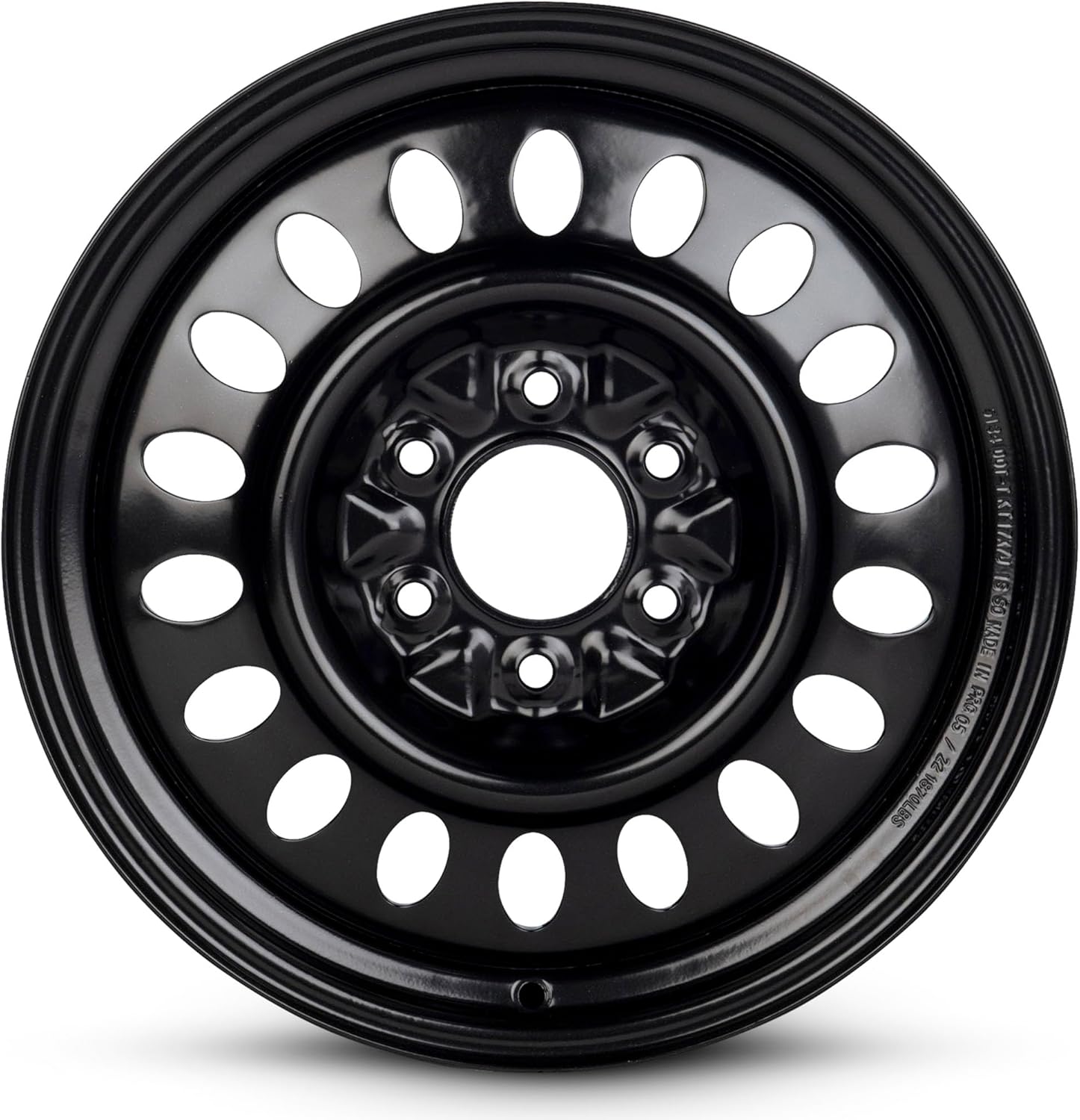 For 2002-2009 Chevrolet Trailblazer 17 Inch Painted Black Rim - OE Direct Replacement - Road Ready Car Wheel