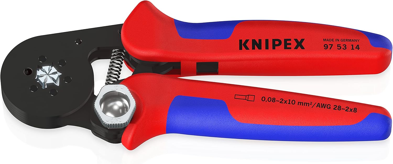 Knipex 97 53 14 Crimping Pliers for end sleeves with self-adjustment 0,08-10mm