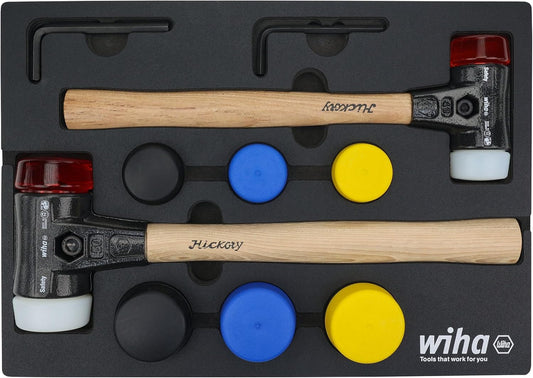 Wiha 83270 14 Piece Split Head Mallet Foam Tray Set