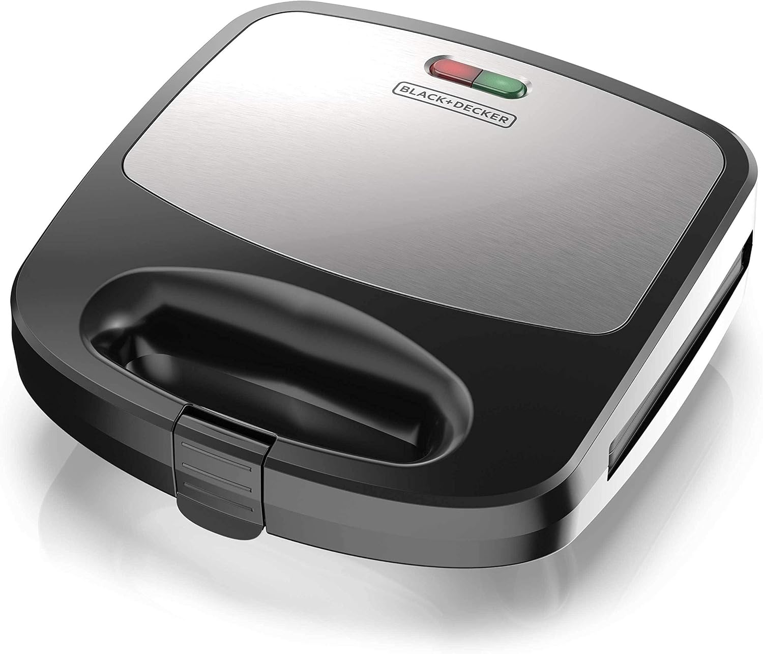 BLACK+DECKER 3-in-1 Waffle Iron, WM2000SD, Grill and Sandwich Press, Non-Stick Removable Plates, Space Saving Compact Design