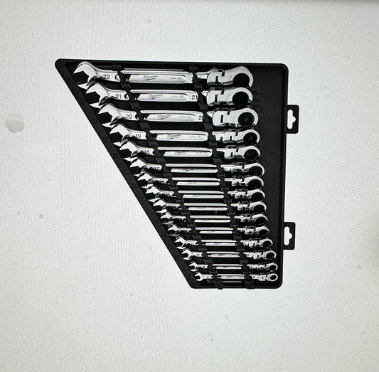 Milwaukee 15 Piece Metric Flex Head Wrench Set