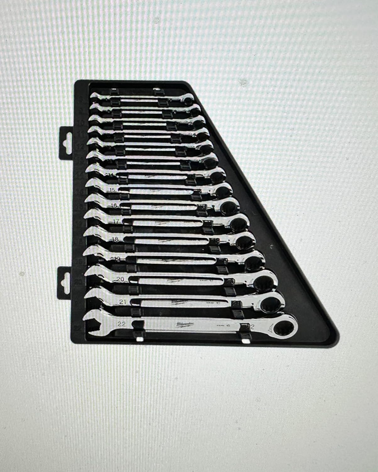 MLW48-22-9516 Ratcheting Combination Wrench Set Metric