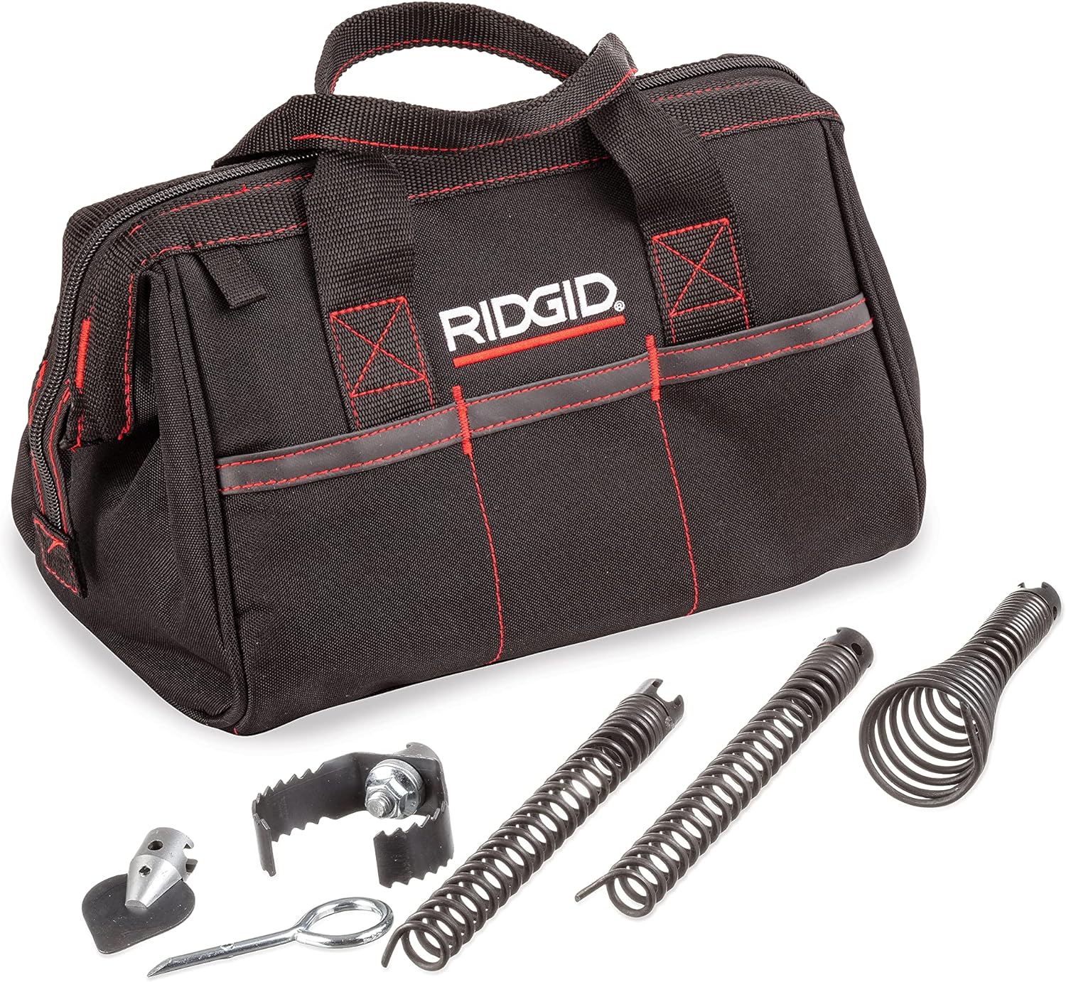 RIDGID 61625 A-61 Standard Equipment Tool Kit for K-60-SE and K-60SP Sectional Machines with Augers, Cutters, and Toolbox, Steel