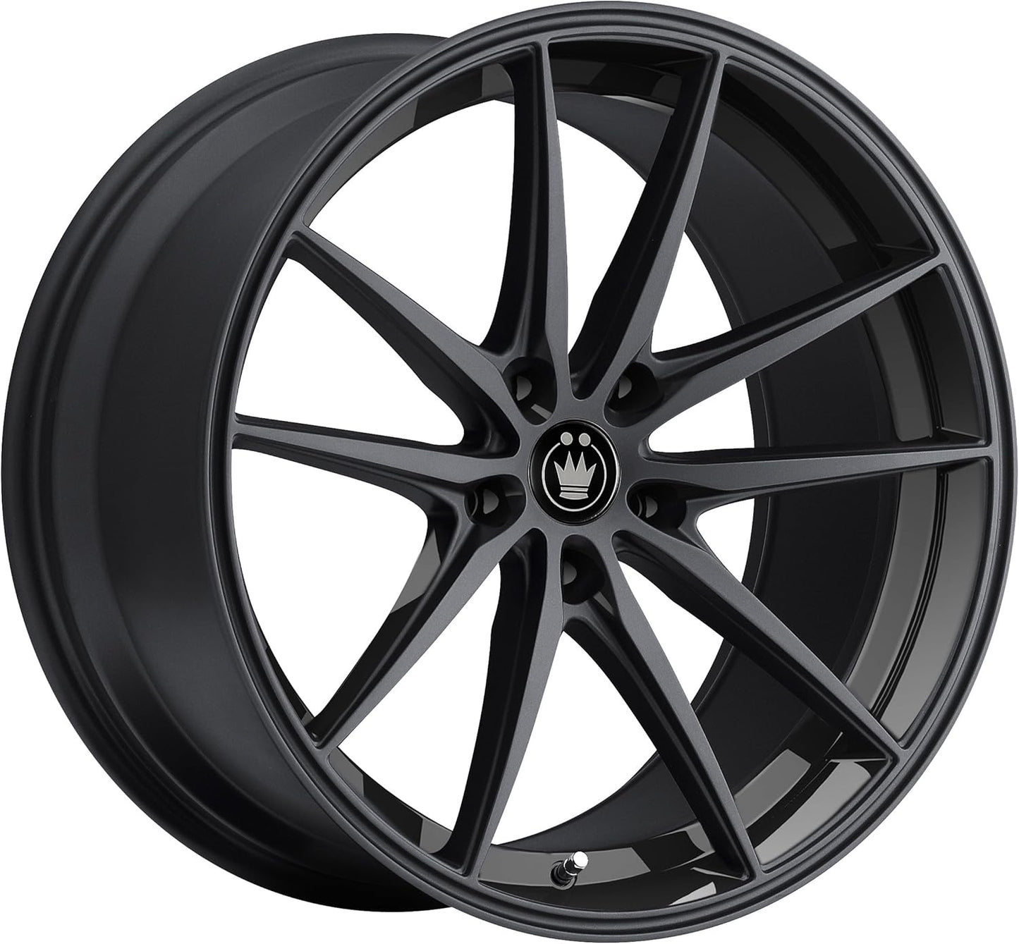 Konig OVERSTEER Gloss Black Wheel with Painted and tpms (18 x 8. inches /5 x 108 mm, 45 mm Offset)