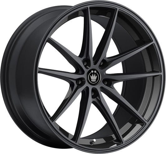 Konig OVERSTEER Gloss Black Wheel with Painted and tpms (16 x 7.5 inches /5 x 114 mm, 45 mm Offset)