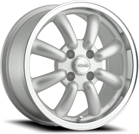 Konig Rewind Silver Wheel with Machined Lip (16x7"/4x114.3mm)