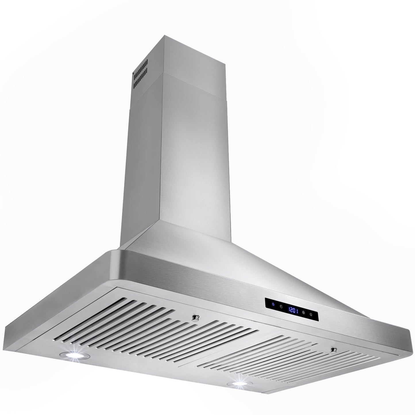 AKDY 30" European Stainless Steel Wall Mount Range Hood with Touch Control Panel