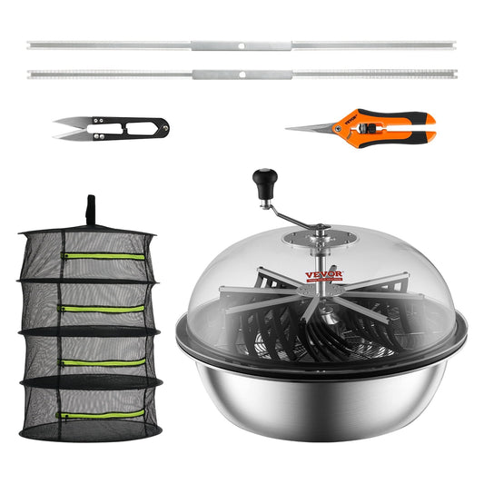 BENTISM Bud Leaf Trimmer 24 inch Stainless Steel Manual Bud Trimmer Machine